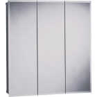 Zenith Frameless Beveled 29-5/8 In. W x 25-3/8 In. H x 4-1/2 In. D Tri-View Surface Mount Medicine Cabinet Image 1