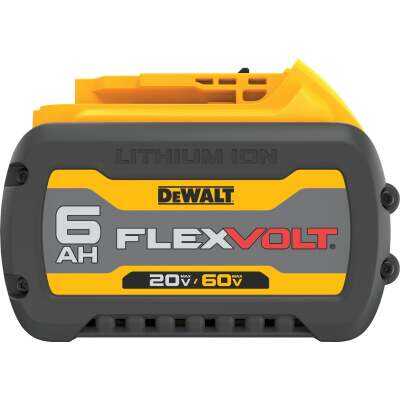 DEWALT FLEXVOLT 20 Volt and 60 Volt MAX Lithium-Ion 6.0 Ah Tool Battery