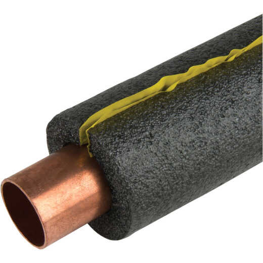 Tundra 1/2 In. Wall Self-Sealing Polyethylene Pipe Insulation Wrap, 1/2 In. x 3 Ft. (4-Pack) Fits Pipe Size 1/2 In. Copper / 3/8 In. Iron