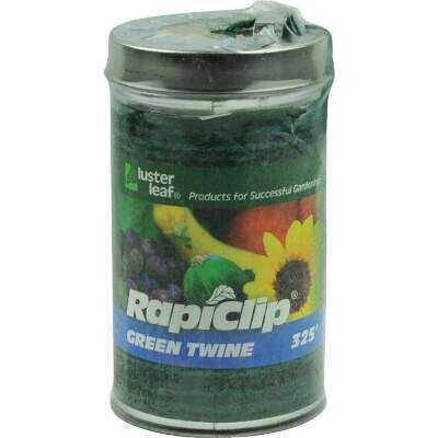 Rapiclip 325 Ft. Green Jute Garden Twine Plant Tie with Cutting Blade